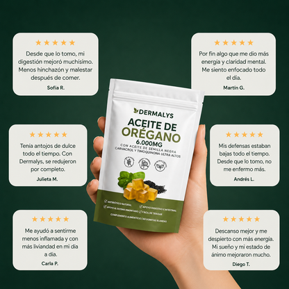 Gomitas blandas de aceite de orégano