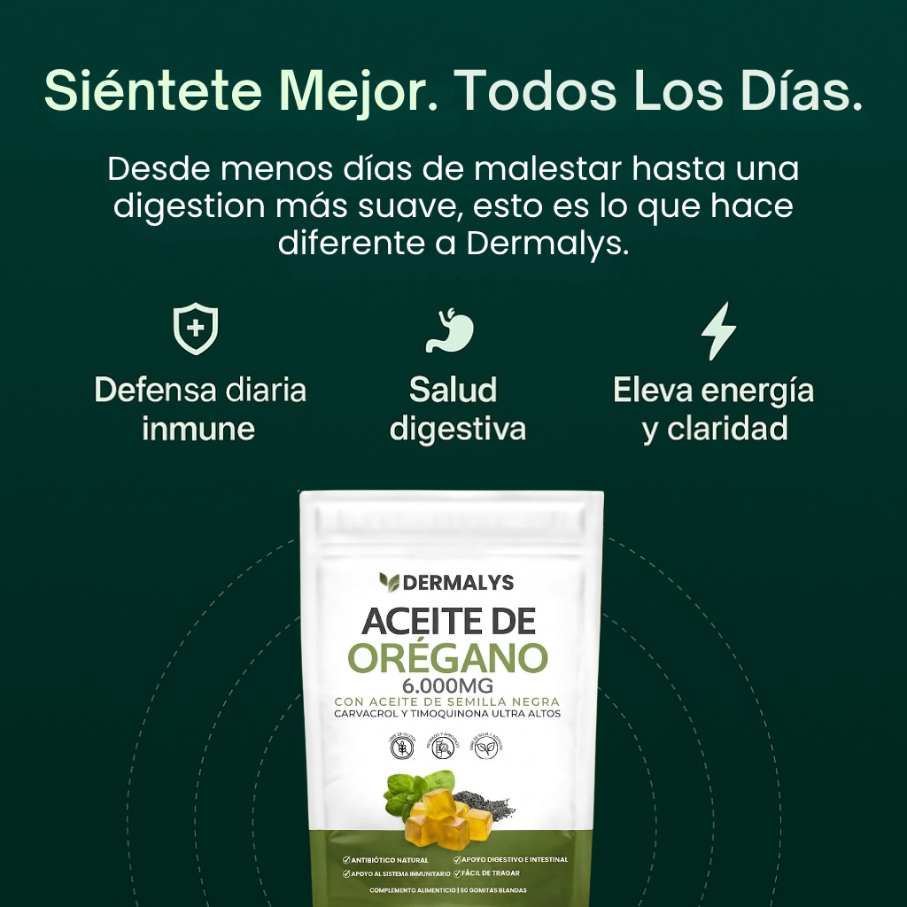 Gomitas blandas de aceite de orégano