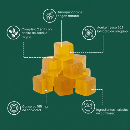 Gomitas blandas de aceite de orégano