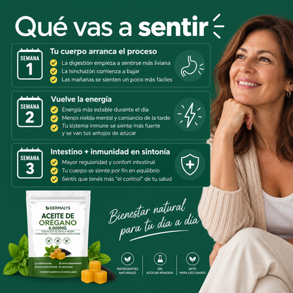 Gomitas blandas de aceite de orégano