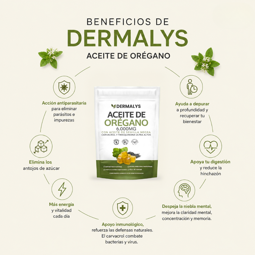 Gomitas blandas de aceite de orégano